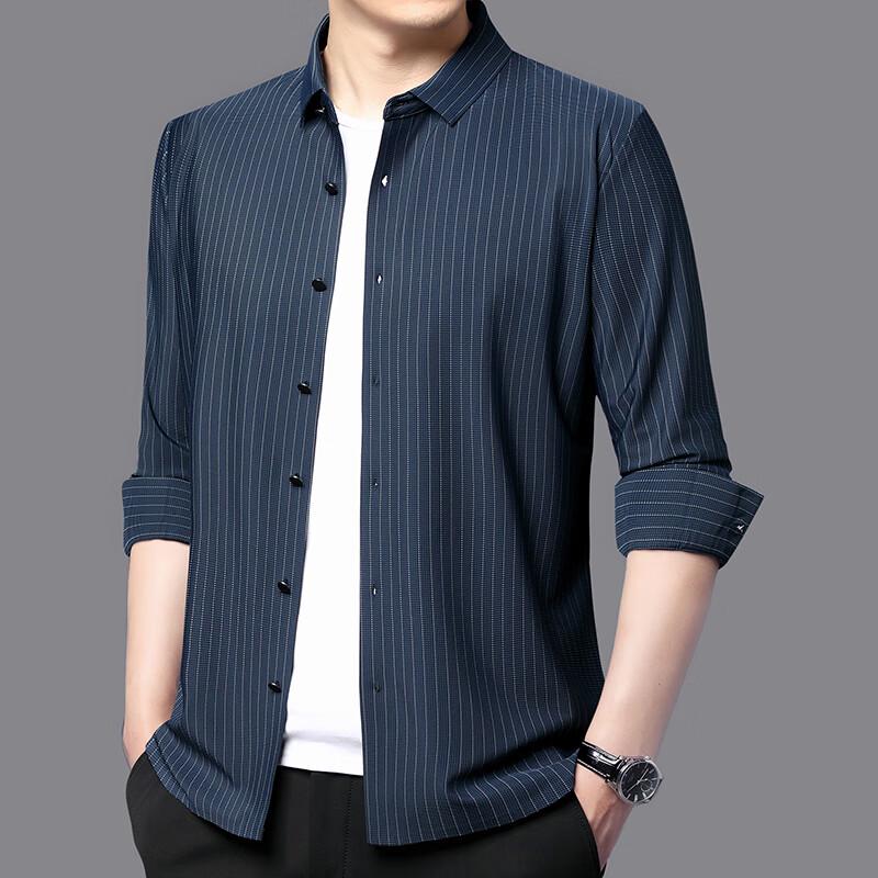

Firstview Men s Fleece-Lined Long Sleeve Casual Shirt FV25D1936 XL