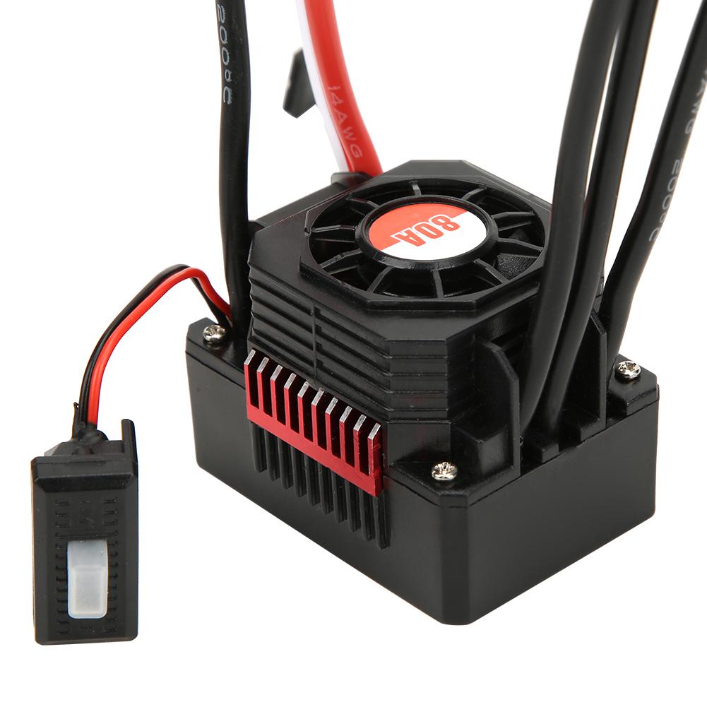 SURPASS 80A Waterproof Dust Proof Electric Speed Controller ESC RC Accessory