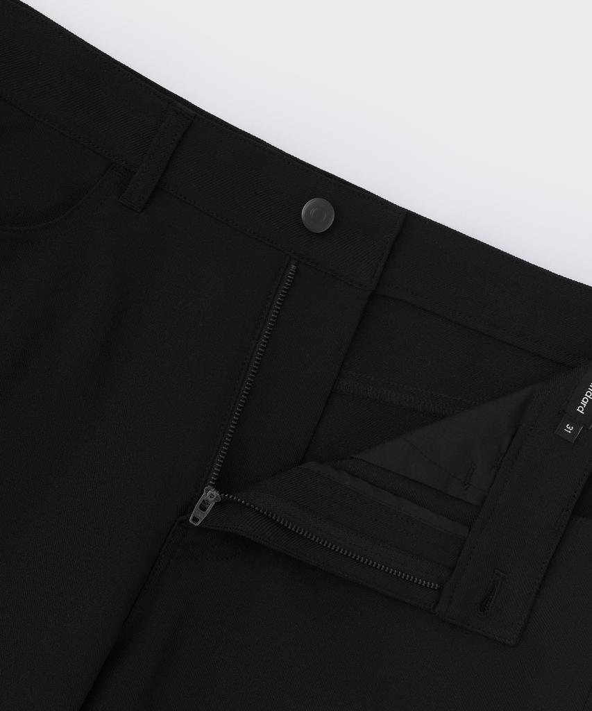 MUSINSA STANDARD Straight Formal Jeans [Black]