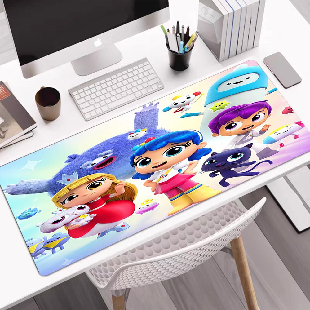 True and the Rainbow Kingdom Theme Mouse Pad, Non Slip Rubber Base, Multifunctional Office & Home Decor, Perfect for Workspace Personalization.