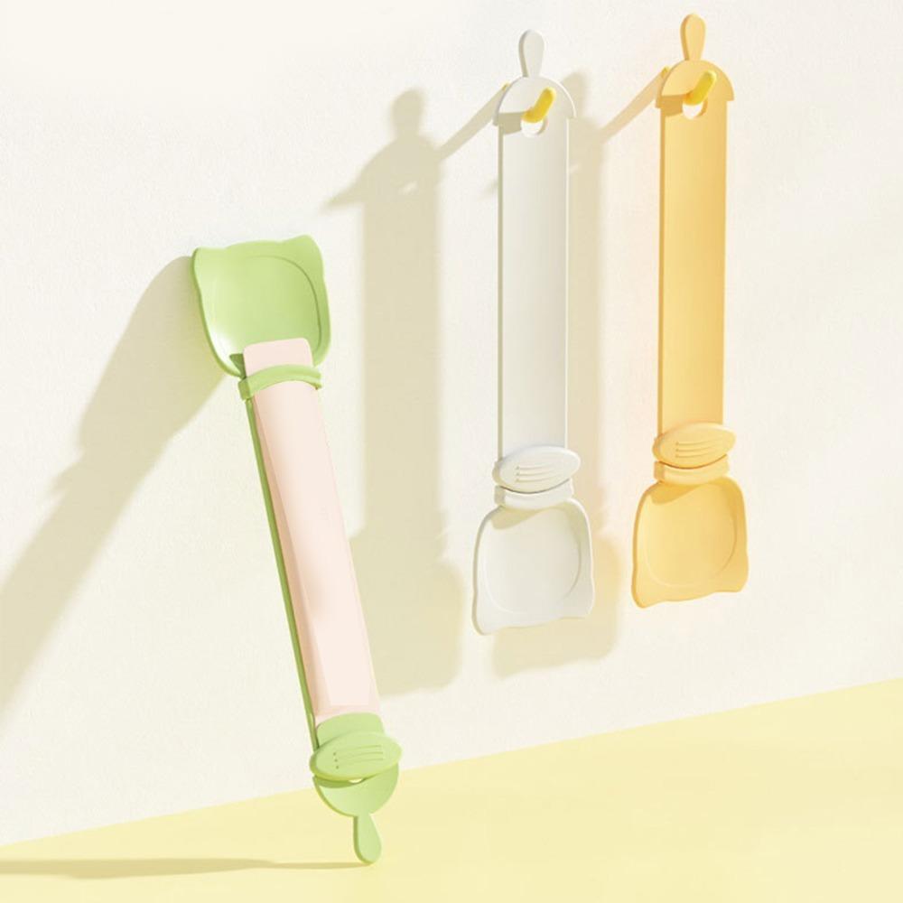 3PCS with Hanging Hole Cat Strip Squeeze Spoon Cat Strip Dispenser for Dog Cat Wet Food