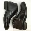 Vintage All Leather HUGO BOSS Chukka Boots Size 25.0 Made in Italy Dark Brown(USED)