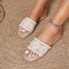 Women's Retro Bohemian Flat Woven Summer Sandals - New 2026 Beach Resort Style Flip-Flops
