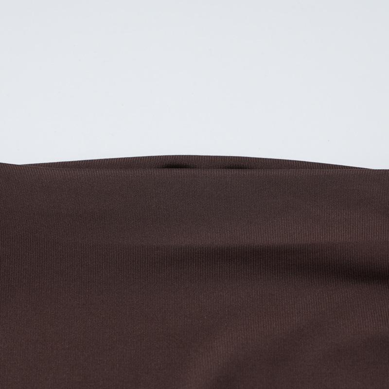 Summer European and American Round Neck Sleeveless Dress with Sloping Shoulders, Pleats, and Irregular Hips