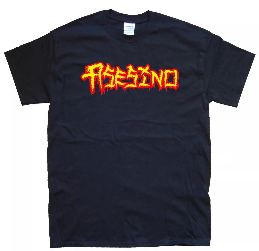 ASESINO T-SHIRT sizes S M L XL XXL 3 4 XL Black, White brujeria cazares