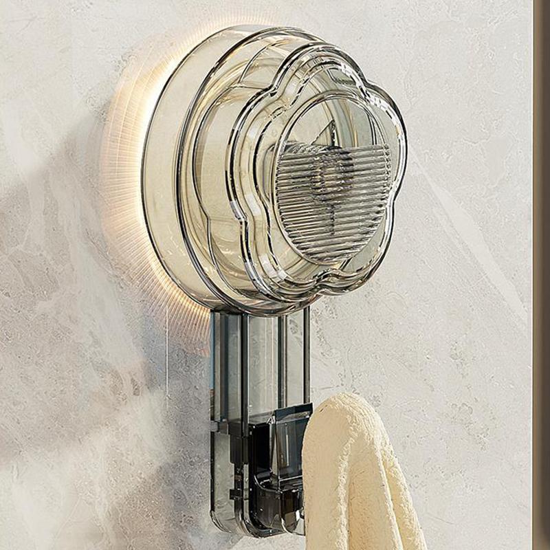 Mode Blume Form Starker Saugknopf Haken Vakuum Wiederverwendbare Duschhaken Schwerlast Kleiderhaken Spurloser Kleiderhaken