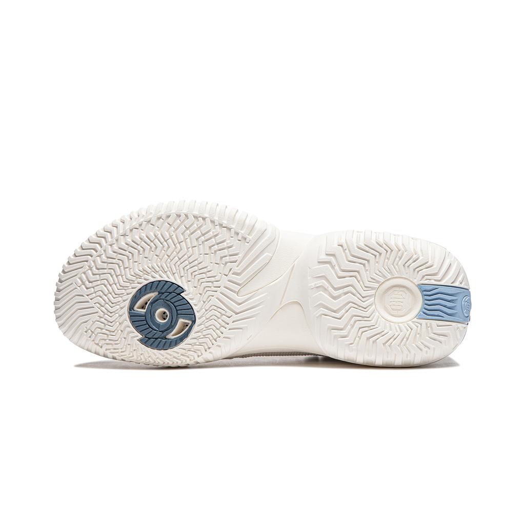 Li Ning Storm 2024 Cushioning Breathable Lightweight Rebound Low Top Basketball Shoes Men's Ivory ABFU017-3