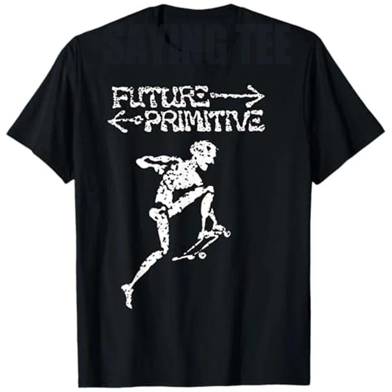 Future Primitive Skeleton Skater Graphic TShirt Unisexs Round Neck Cotton Short Sleeve Casual S