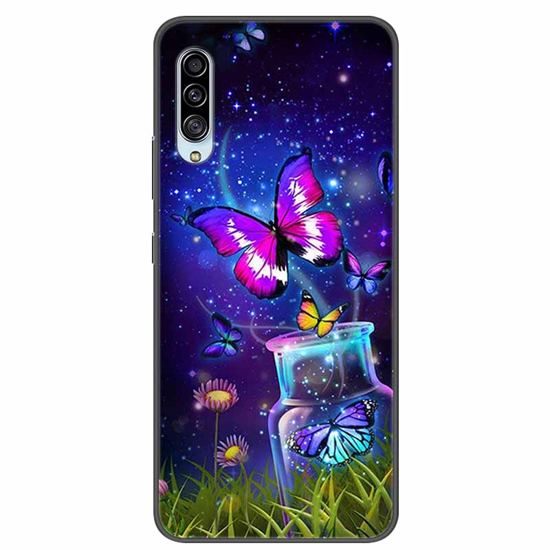 For Samsung Galaxy A90 5G Case Fashion Soft TPU Silicone Black Back Cases For Samsung A90 Phone Cover 6.7" Coque Galaxy A90 Para