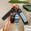 Nordic Cartoon Bear Keychain: Cute, Versatile Bow Tie Pendant for Bags and Cars