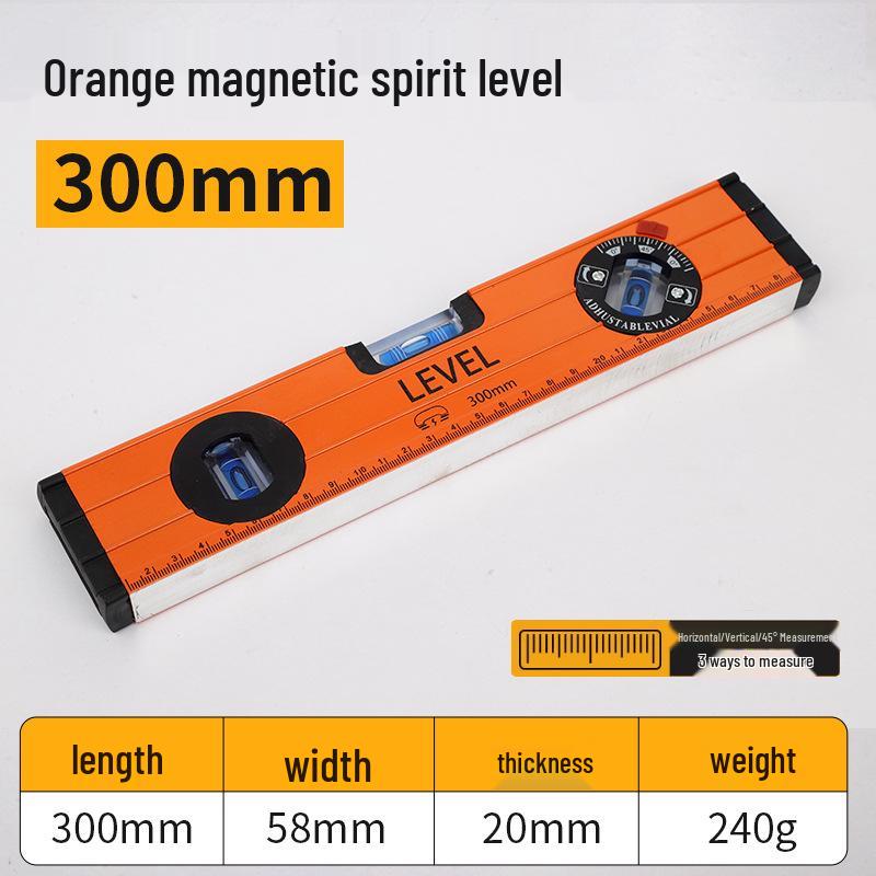High-Precision Cast Aluminum Magnetic Spirit Level Measuring Tool