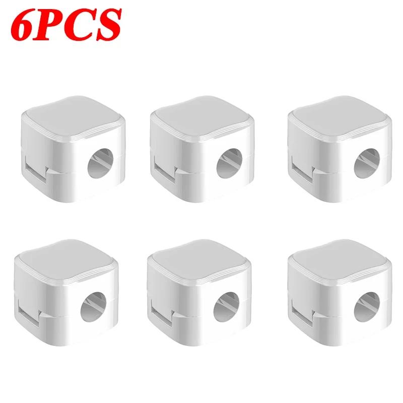 Magnetic Cable Organizer Clips Self Adhesive Wire Holder Under Desk Cable Management for Home Office Desktop Cord Keeper 12PCS