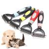 Grooming Comb Pet Hair Combing Hand-held Design Colorful Shedding Hair Remover for Pets