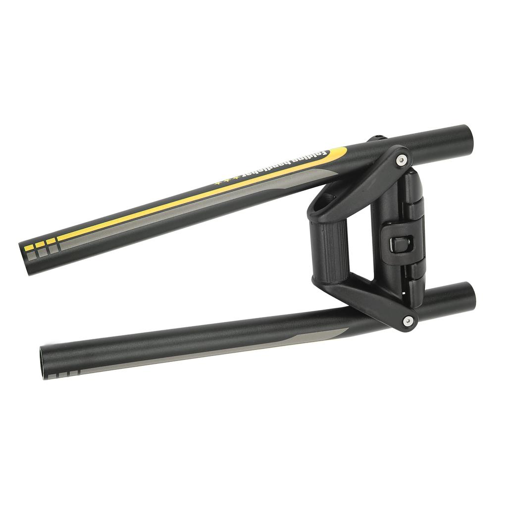 Manubrio per Bicicletta da 620mm Lega di Alluminio Manubrio Modificato Bicicletta Barra Pieghevole per Mountain Bike Nero Giallo