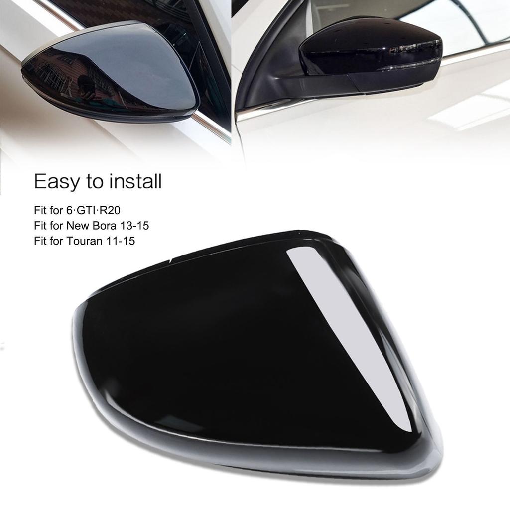Black Car Right Mirror Housing Shell Cover for New Bora