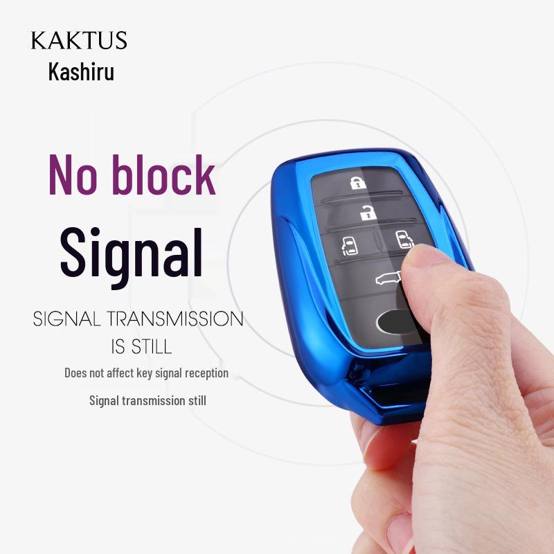 Toyota Car Key Case: Compatible with Alphard, RAV4, Land Cruiser, Prado (LM300H Set)