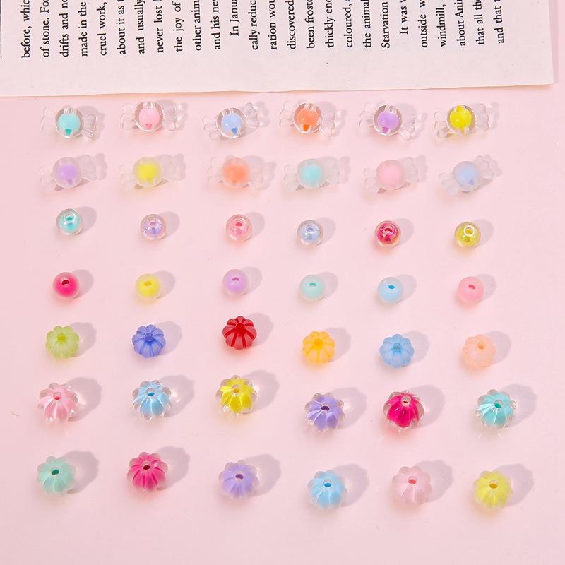 Acryl Pentagramm Blumenperlen für handgefertigten DIY Schmuck - Halsketten- & Ohrringzubehör