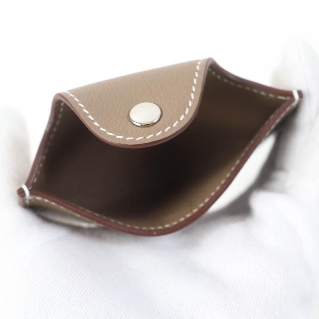 Pristine HERMES Card Case Iliad Evercolor Women Used