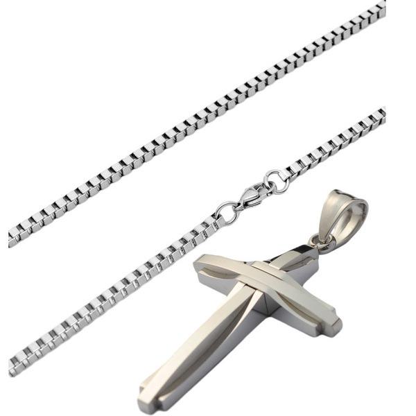 Titanium Steel Men'S Necklace Multi-Layer Combination Large Necklace Stainless Steel Jewelry Women'S Fashion Versatile Accessories Hip Hop