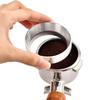 Yowodana Stainless Steel Coffee Ring, 51mm, Coffee Dosing Ring, Espresso Accessory, Barista Tool, Magnetic, Corrosion-Resistant, Shatterproof,