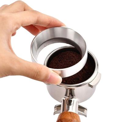 Yowodana Pierścień do kawy ze stali nierdzewnej, 51 mm, Pierścień dozujący do kawy, Akcesorium do espresso, Narzędzie baristy, Magnetyczny, Odporny na korozję, Nietłukący się,