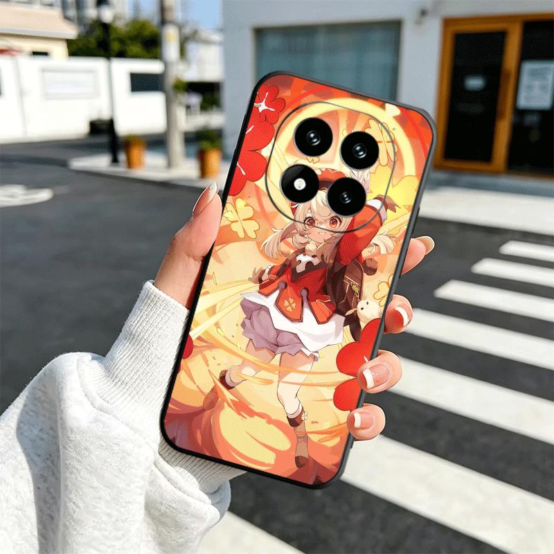Genshin Impact Klee Soft Phone Case for Xiaomi Redmi Note 12 13 14 15 Pro Plus 11 12S 11S 11T 10 4G Black Cover Back Shell
