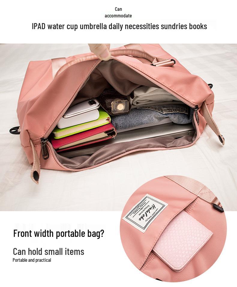Nylon Waterproof Single Shoulder Travel Bag for Women and Men