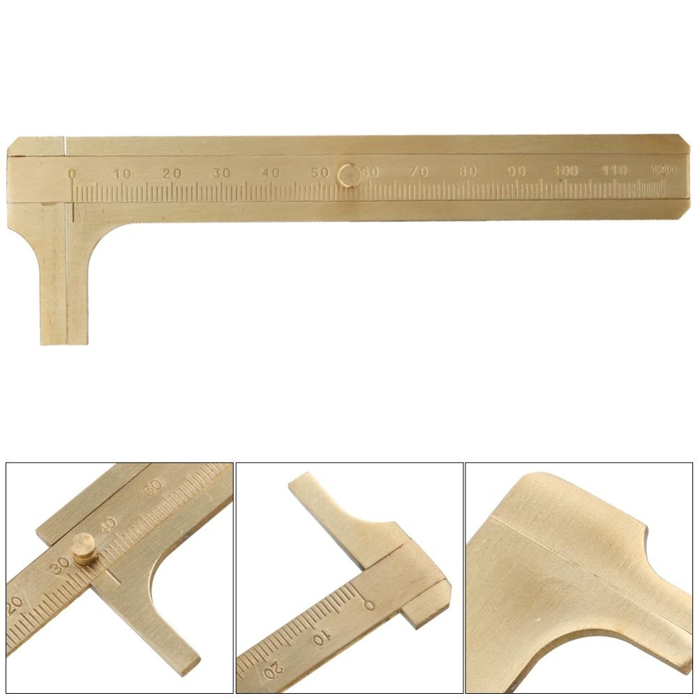 Caliper Brass Brass Vernier Caliper With Scales Gold Pocket Vernier Caliper Mini Sliding Gauge Measuring Tool Beads Measuring