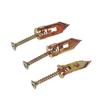 Kit d'ancrages auto-perceurs pour plaques de plâtre 50 pièces Bouchons pour murs creux avec vis d'expansion pour suspension murale Réparation domestique Outils de fixation bricolage Ensemble