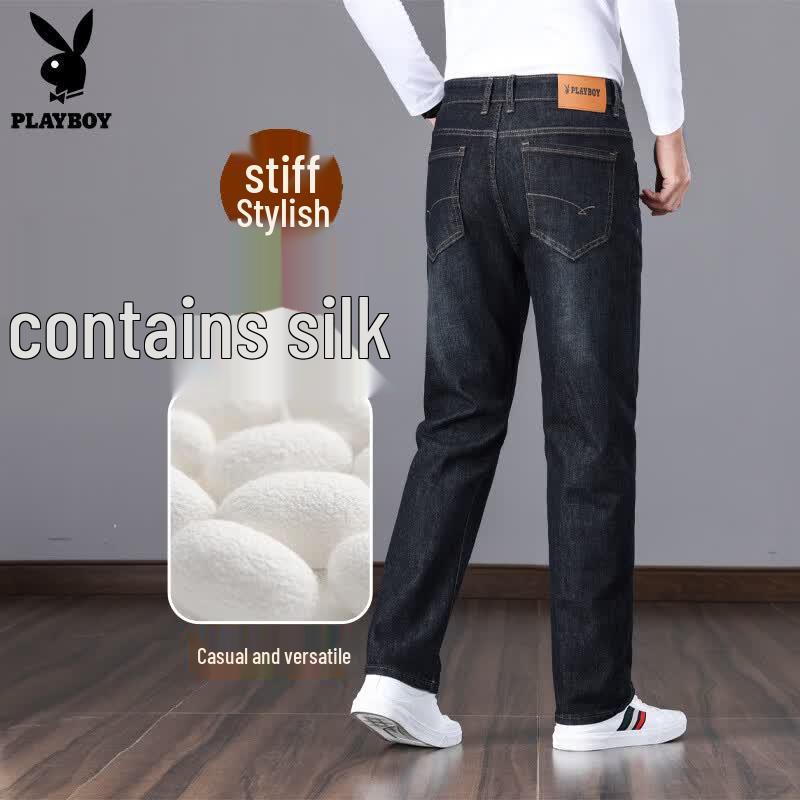 

PLAYBOY Men s Relaxed Straight-Leg Jeans 31