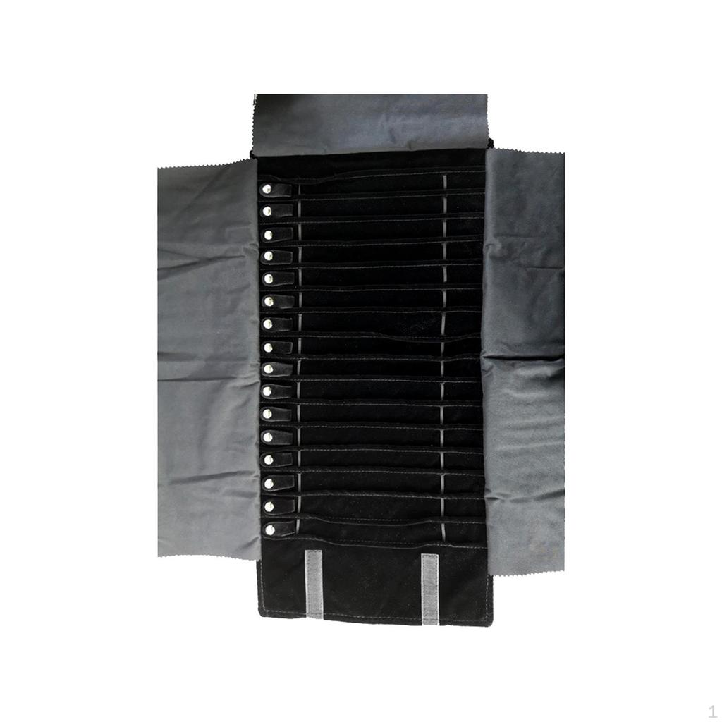 Compacte Sieradenorganizer voor het Opbergen van Hangers en Armbanden Onderweg