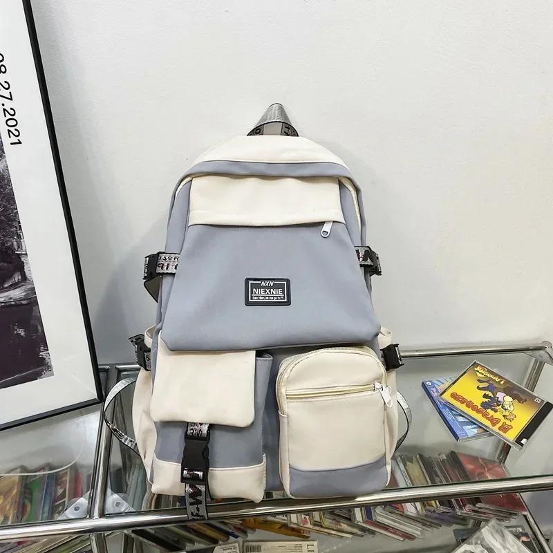 

Модный школьный рюкзак 2025 года, женский рюкзак для студенток, большой вместимости, модный мужской рюкзак, сумка для компьютера, женский школьный рюкзак, дорожная сумка