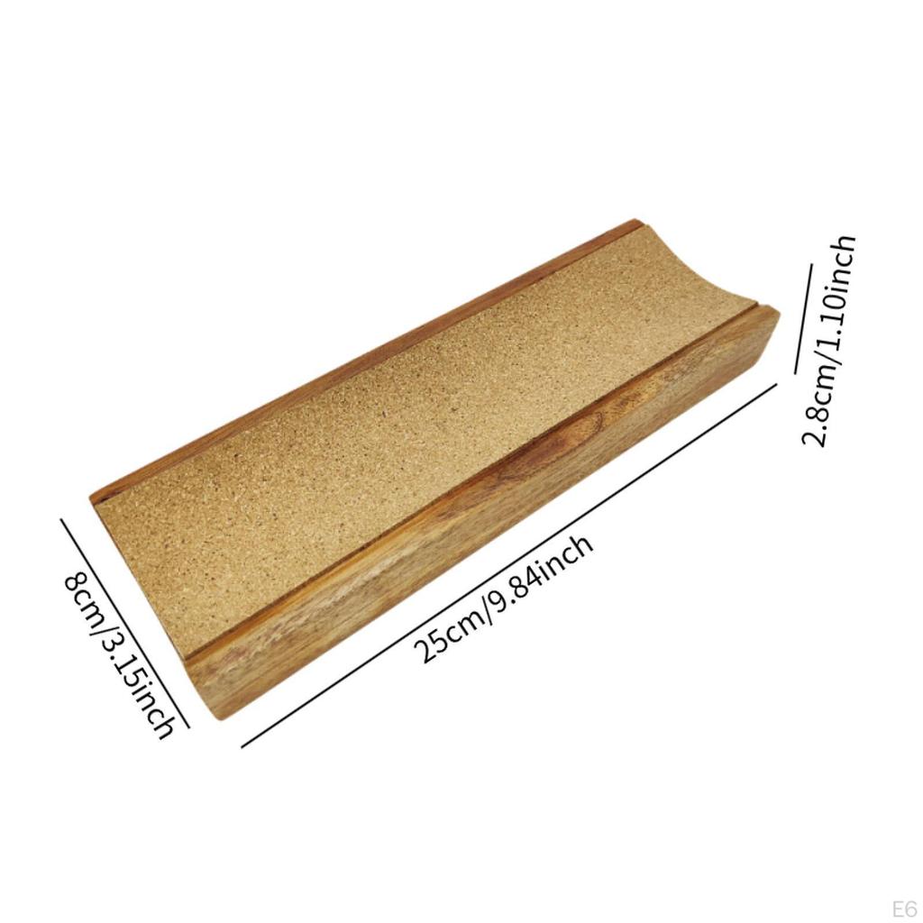 Guitar Neck Rest Cradle Stand, 10inch Reliable Wood Pillow Display for Clean, Repair Bass