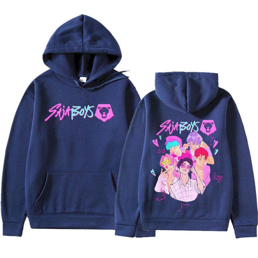 K-Pop Demon Hunters Derpy Tiger Autumn Winter Pop Hoodie Men Humor Korean Oversized Y2k Clothes Aesthetic Tracksuit