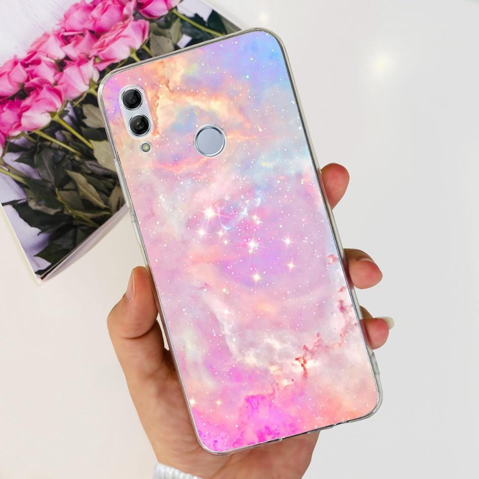 Für Honor 10 Lite Hülle HRY-LX1 HRY-LX2 Abdeckung Mode Schmetterling Transparentes Silikon Hüllen Für Honor 10 10i Honor10 Bumper