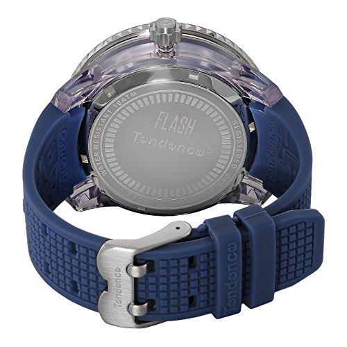 Tendence FLASH 51mm Men's Watch (TY561006), Navy Dial, Polycarbonate, Mineral Glass, Quartz Movement, Blue [Parallel Import]