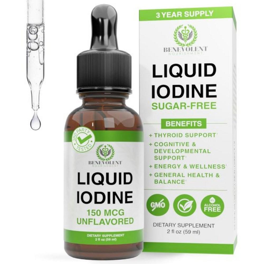 Merciful Liquid Iodine Drops – 1,300 Servings Potassium Iodide 2 oz 1 pc 59 ml