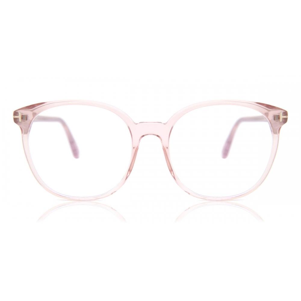 

Tom Ford Ft5671 B Blue Light Block 072 Women Eyeglasses Bright Pink/56