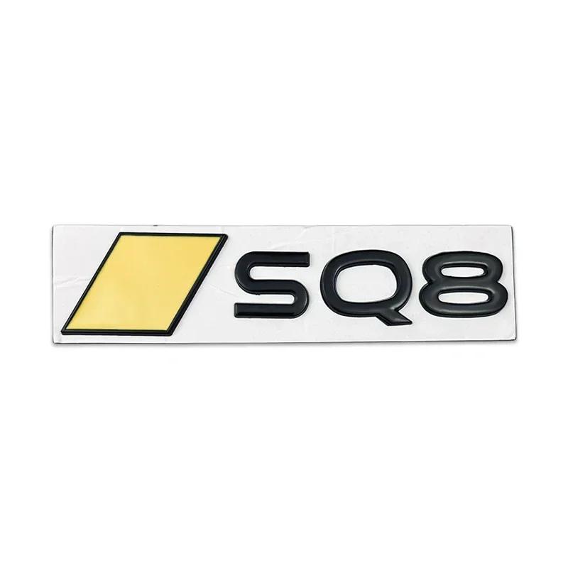 

1Pc SQ8 Metal Alloy Badge Car Rear Emblem Side Sticker SQ8 Logo Creative Trunk Decal Exterior Decoration Refitted Accessories