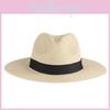 Straw Summer Sun Hat With Wide Brim And Ribbon Decoration For Wear Daily