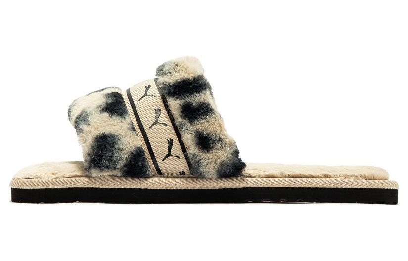 PUMA Fluff Remix Animal Bx Cream Black Women s 390970-01 37