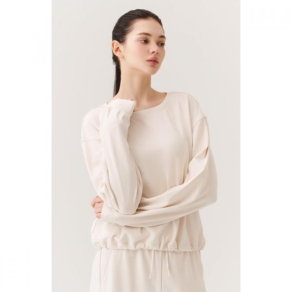 Huit Washed Crop Sweatshirt Htwtp5k02t