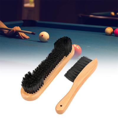 Billard Bürsten Set Billard Zubehör Pool Tisch Eckbürste und Bandbürste Set Billardtisch Reinigungsset Tischkehrer