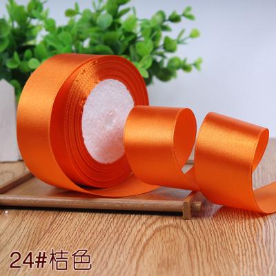 25yards/Roll High quality Satin Ribbons For Crafts Bow Handmade Gift Wrapping Christmas Wedding Decorative Ribbon wide 50mm