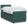VidaXL Slat Bed Base with Mattress Dark Green 90x200 Cm 3287647