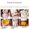 Jades Cabbage Pastries Molds Hand Pressed Mooncakes Maker Bean Pastes Cake Mould Dessert Bakewares for Cooking Lover