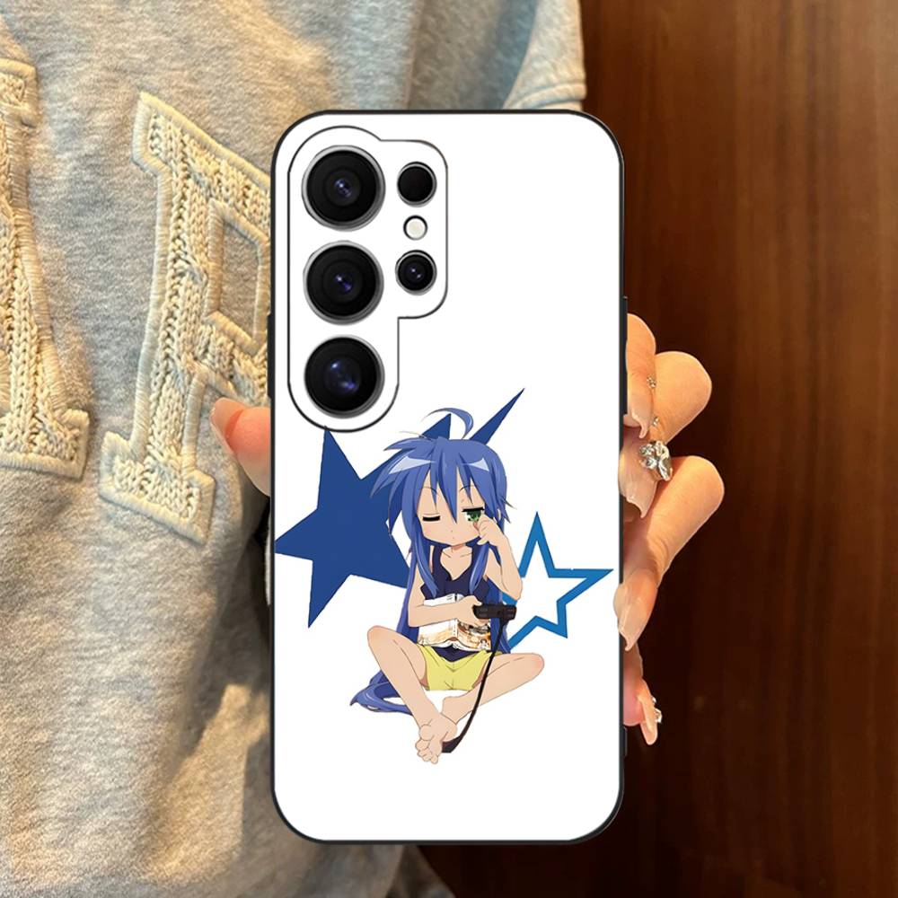 K-Konata Izumi Lucky S-Star Phone Case For Samsung S 24 Fe 25 Ultra Plus 20 Lite 21 30 22 23 24 22 Ultra 5G Fundas