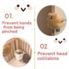 1pc Soft Fabric Door Stopper with Cute Rabbit & Bear Design - Prevents Loud Slamming, Finger Pinching Injuries or Pets