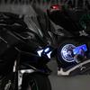 Spray 1:6 Kawazaki H2R Alloy Large Motorcycle Model Diecast Precision Sound Light Simulated Kid Boyfriend Gift Display-worthy