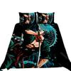 One Piece Bettbezug-Set Zoro Luffy Anime Bettwäsche-Set Junge Bettbezug Kissenbezug Schlafzimmerdekoration 2/3-teilig Geschenk